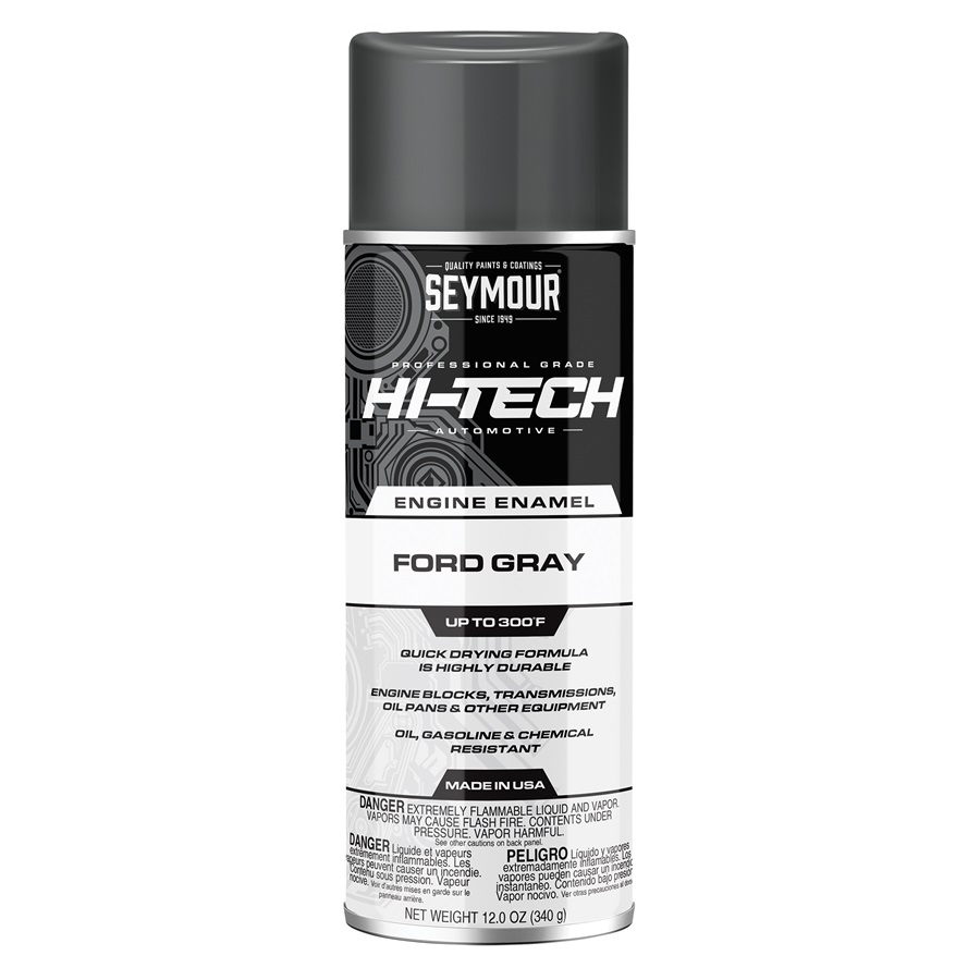 SEYMOUR® HI-TECH 300 Degree Engine Enamels - Ford Gray, 12 oz